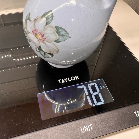 Baumann Ceramics Flower Vase with Handle Glossy Finish, Floral Painted MCM Style - Picture 12 of 12